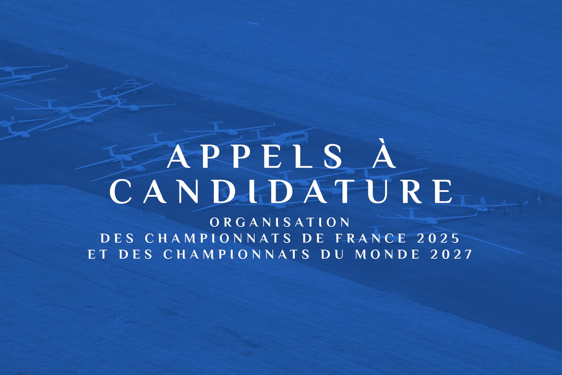 Appel à candidature : Organisation Championnats de France 2025
